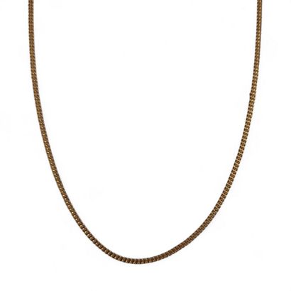 20th century LONG CHAIN in yellow gold 750...