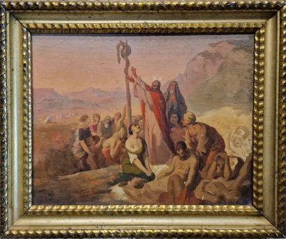NINETEENTH-CENTURY SCHOOL 
Moses and the...