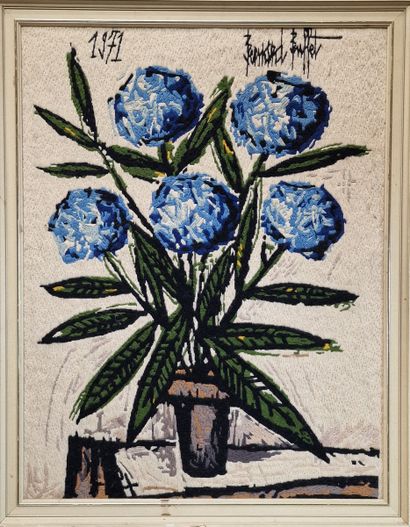 After Bernard BUFFET (1928-1999)
The Hydrangeas...