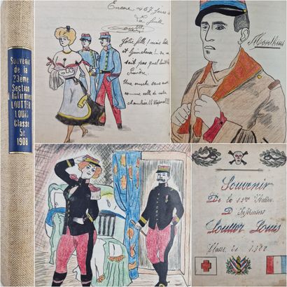 SOUVENIR DE LA 23EME SECTION D'INFANTERIE...