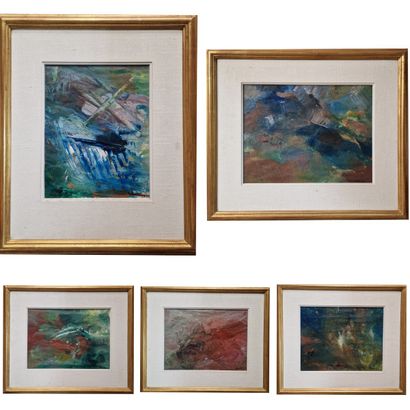FORSTER (20th century) 
Abstract compositions...
