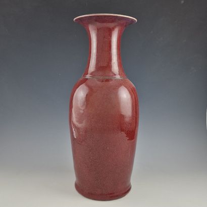 CHINA EARLY 20TH CENTURY - LARGE oxblood...