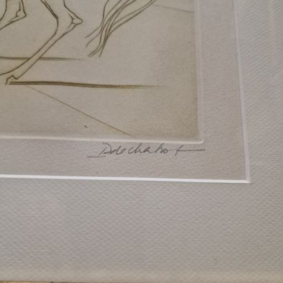 Paul de CHABOT (Né en 1932)
Pégase
GRAVURE
Signée...