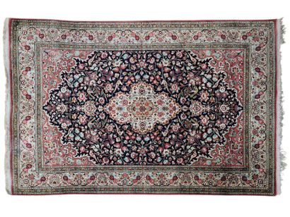 SILK GHOUM RUG (cotton warp and weft, silk...