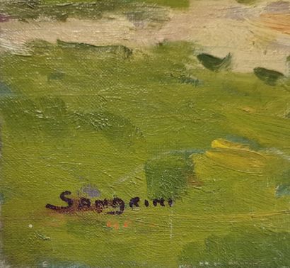 EUGENE SANDRINI (1925-1998)
Eygallières
HUILE...