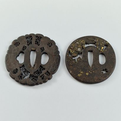 JAPAN - EDO PERIOD (1603-1868) - TWO TSUBAS...