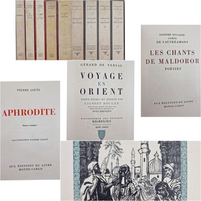LOT OF 9 WORKS Comprising:
- DE NERVAL (Gérard)....