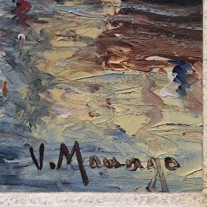 Vincent MANAGO (1880-1936)
Port des Martigues
HUILE...