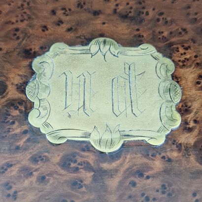 Late 19th century JEUX COFFRET in rosewood...