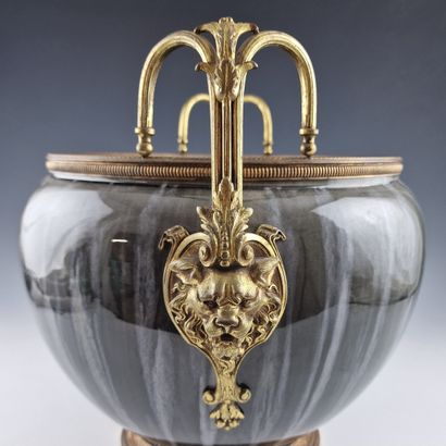LARGE CACHE POT Louis XVI style - Early 20th...