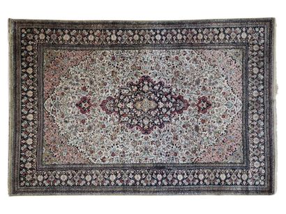 SILK GHOUM RUG (cotton warp and weft, silk...