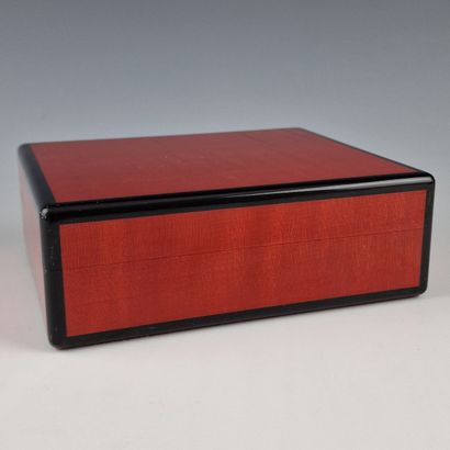 ELIE BLEU - COFFRET A BIJOUX Moderne en placage...