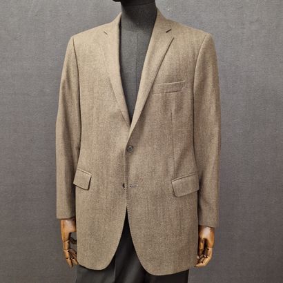ETRO - VESTE HOMME en lainage chiné taupe....
