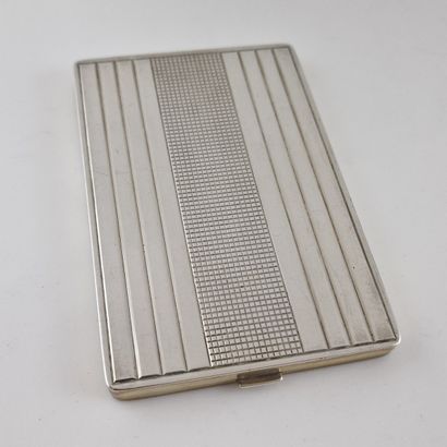 ETUI A CIGARETTES Circa 1930 en argent Minerve...