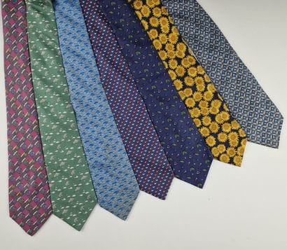 HERMES Paris made in France - LOT OF SEVEN...