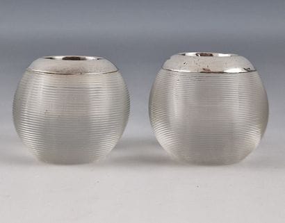 PAIR OF PYROGEN CUP HOLDERS - England Circa...