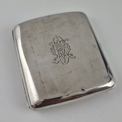 CIGARETTES CASE - England in silver 925 Millièmes...