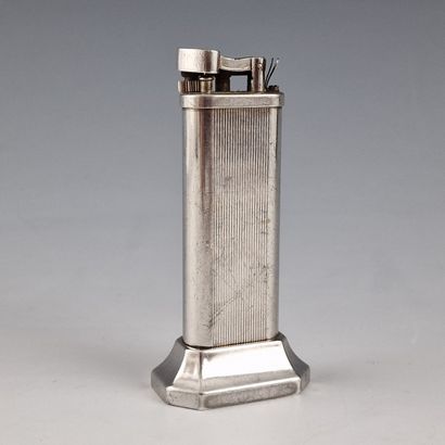 DUNHILL - BRIQUET DE TABLE à gaz en métal...
