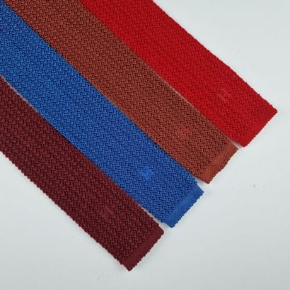 HERMES Paris - LOT COMPOSED OF FOUR CRAVATES...