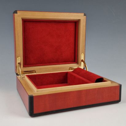 ELIE BLEU - COFFRET A BIJOUX Moderne en placage...
