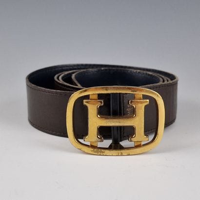 HERMES Paris made in France - 30mm reversible...