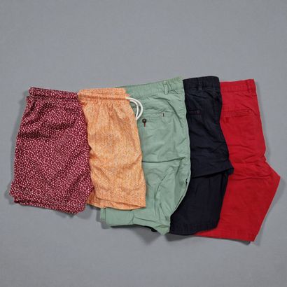FACONNABLE, IGUAZU - SET OF THREE SHORTS...