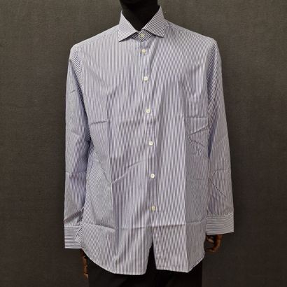 FACONNABLE - SET OF FOUR VARIOUS MEN'S SHIRTS....