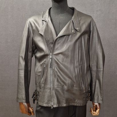 LOT 78 - MEN'S zipped jacket in anthracite...