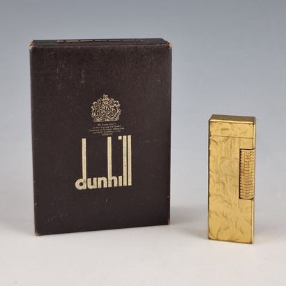 DUNHILL - BRIQUET DE POCHE à gaz en métal...
