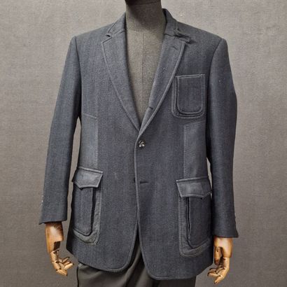 ETRO - VESTE HOMME en laine marine à motif...
