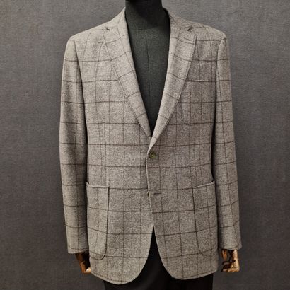 FACONNABLE - MEN'S JACKET in grey mottled...