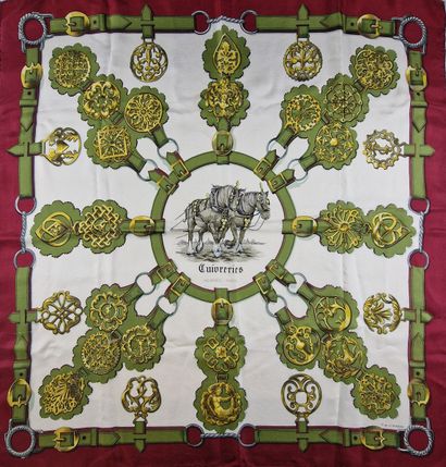 HERMES Paris made in France - CARRE in printed...