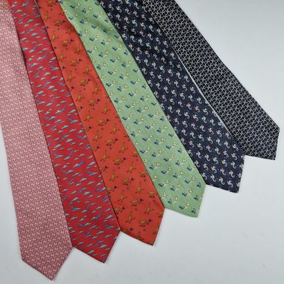 HERMES Paris made in France - LOT OF SIX...