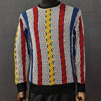 Francesco SMALTO - MEN'S multicolored striped...