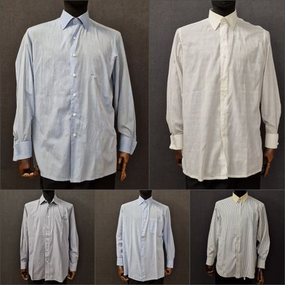 LANVIN - LOT COMPOSE DE CINQ CHEMISES HOMME...