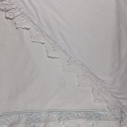 CHRISTIAN DIOR - DRAP POUR LIT UNE PLACE...