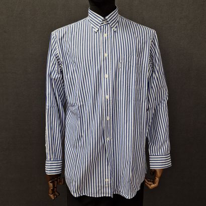 FACONNABLE - SET OF FOUR VARIOUS MEN'S SHIRTS....