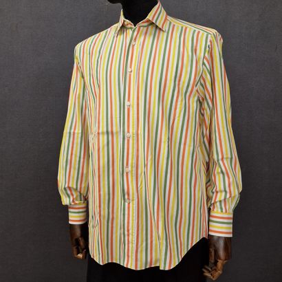 ETRO - LOT OF FOUR MISCELLANEOUS MEN'S SHIRTS...