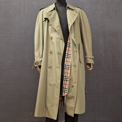 BURBERRY'S - TRENCH HOMME en gabardine irisée...