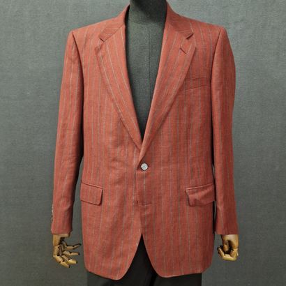 LANVIN - VESTE HOMME en lainage bordeaux...