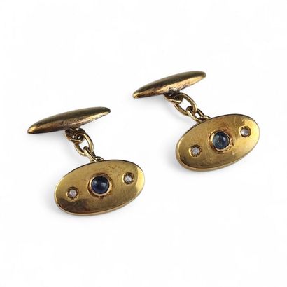 FIRST HALF OF THE 20th CENTURY PAIR OF HANDLEBUTTONS...