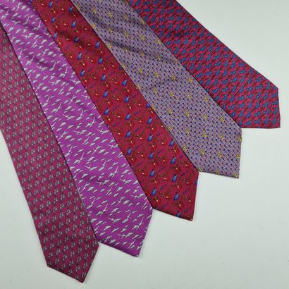 HERMES Paris made in France - LOT OF FIVE...