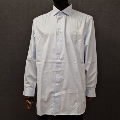 FACONNABLE - SET OF FOUR VARIOUS MEN'S SHIRTS....
