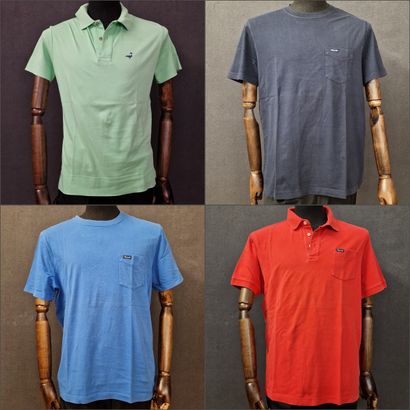 FACONNABLE - SET OF TWO POLO SHIRTS AND TWO...