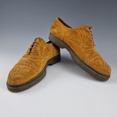 Césaire PACIOTTI - PAIR OF RICHELIEU laced...