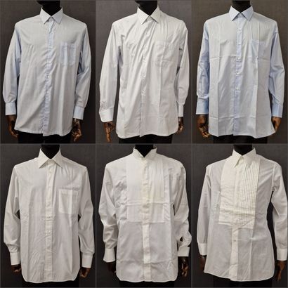 LANVIN - LOT COMPOSE DE SIX CHEMISES HOMME...