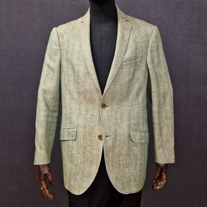 ETRO - MEN'S JACKET in green and brown mottled...