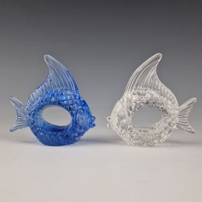 SET OF 21 Plexiglas SERVIETTE RINGS in the...