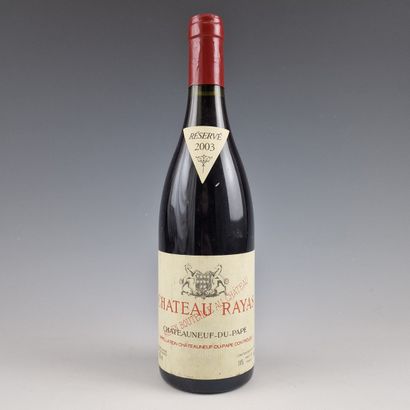 CHATEAU RAYAS - CHATEAUNEUF DU PAPE - 2003
1...