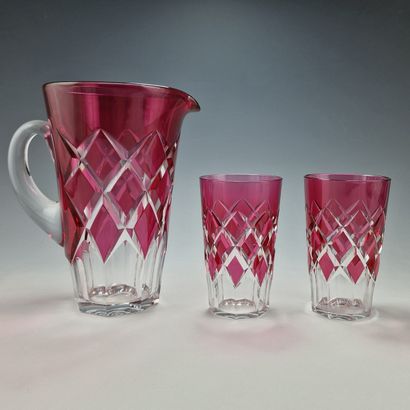 SET OF 14 AMERICAN SHAPED GOBELETS H. 13...